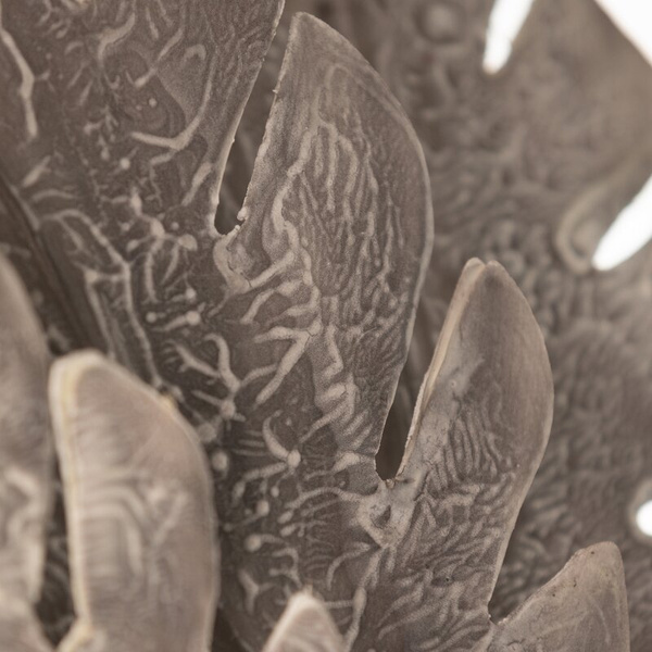 Ukrasna grana, tri lista monstere 56cm , ukrasni umjetni cvijet