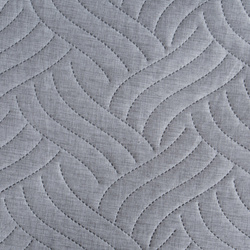 Prekrivač koji imitira lan 220x240 cm s geometrijskim uzorkom, LEN Design 91