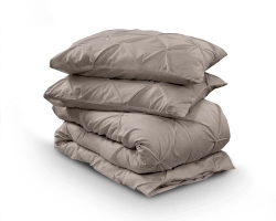 Pamučna bež posteljina 240x220 Salvador