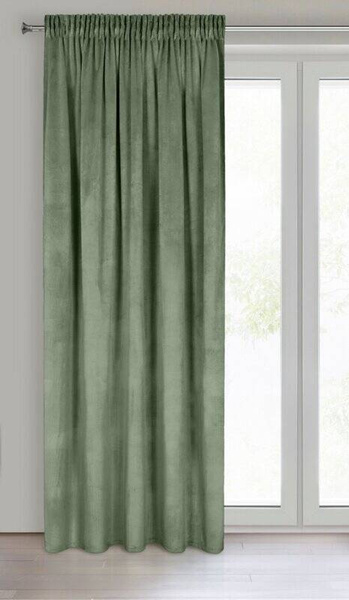 Zavjesa od mekanog baršuna s blagim sjajem 140x270 cm Melanie