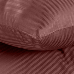 Premium prugasta posteljina za apartmane od pamučnog satena 160x200