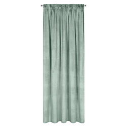 Zavjesa od jednobojnog mekog baršuna trakasta 140x270 cm ružičasta ROSA