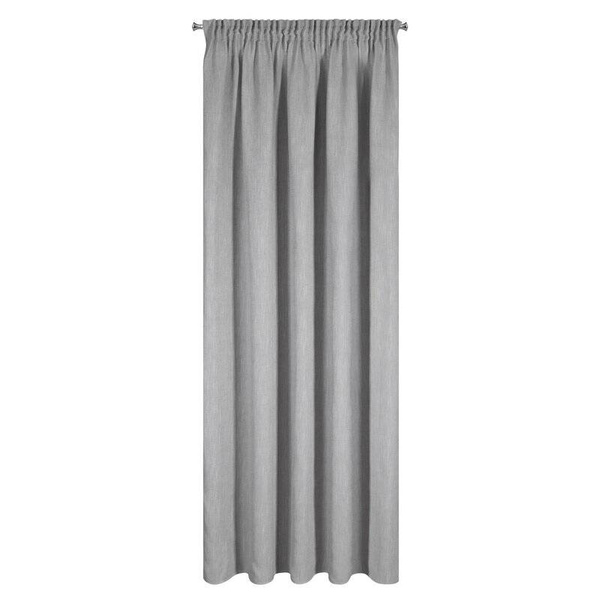 Zavjesa od tkanine s lanom u eko stilu 140x300 trakastaJudita