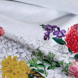 Podmetač za stol s otisnutim motivom rascvjetanog cvijeta SUMMER 3