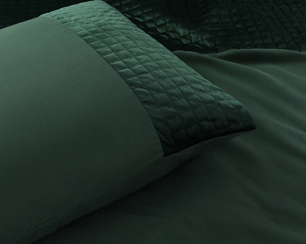 Luksuzna posteljina 240x220 mikroperkal s baršunastim ukrasom Velvet