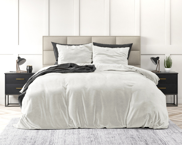 Baršunasta posteljina 200x220 mikroperkal Velvet Uni