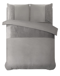 Luksuzna posteljina s baršunastim ukrasom 140x200/220 Velvet Crossline