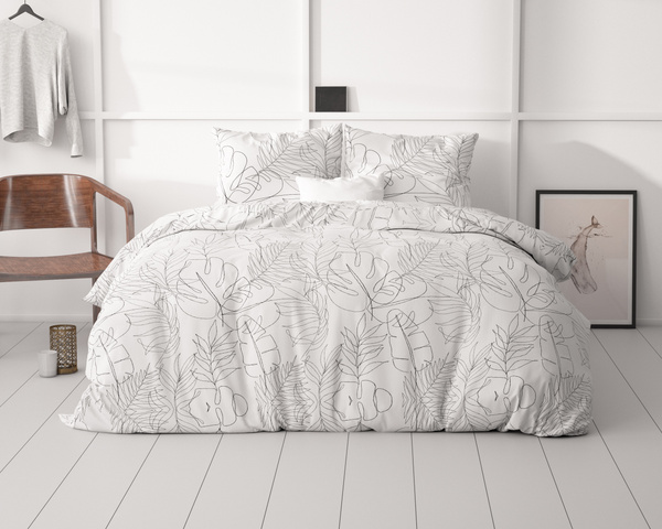 Set posteljine 200x200/220 od mikrovlakana sa čistim printom, nije potrebno glačanje