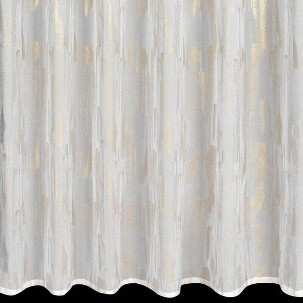 Zavjesa na traci 140x250 cm od šifona ukrašena zlatotiskom Iliara 