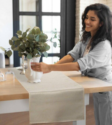 Nadstolnjak prošiven metalik koncem 40x180 SPARKLE 