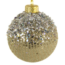 Kugla za božićno drvce prekrasno ukrašena ∅ 10cm