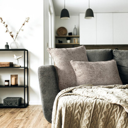 Jastučnica od šenila 50x30 cm s ukrasnim rubom Senil 6