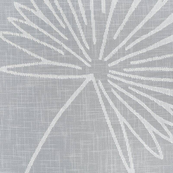 Zavjesa od svijetlog etamina sa motivom jacquard listova na traci 140x270 Jane