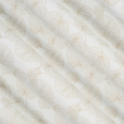 Zavjesa od blackout tkanine sa printom zlatnih listova lopoča 140x300 cm  Margold