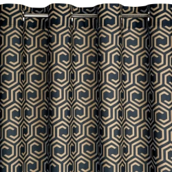 Zavjesa od oxford tkanine sa geometrijskim motivom  140x250 Juliet