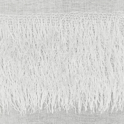 Zavjesa 140x250 od gaze ukrašena moher koncem Margaret 3