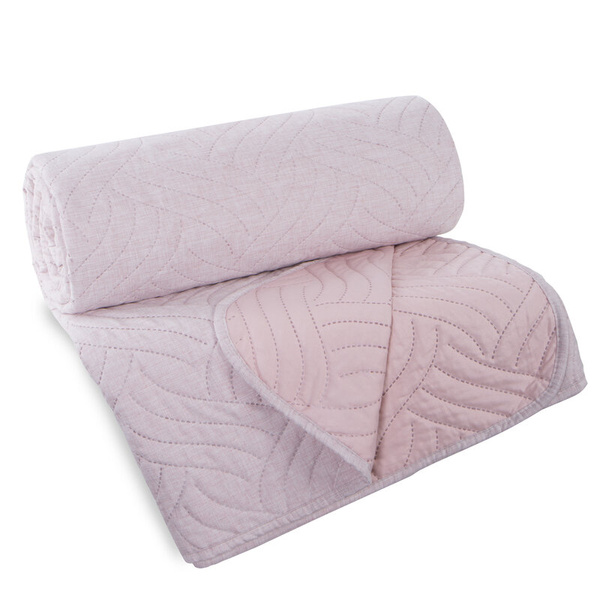 Prekrivač koji imitira lan 220x240 cm s geometrijskim uzorkom, LEN Design 91