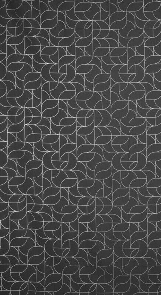 Zavjesa sa srebrnim geometrijskim printom 140x250 Evi