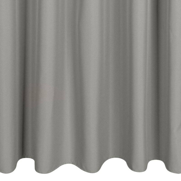 Zavjesa za terasu 155x200 boj srebrna od nepromočive tkanine sa čičak trakama, GARDEN