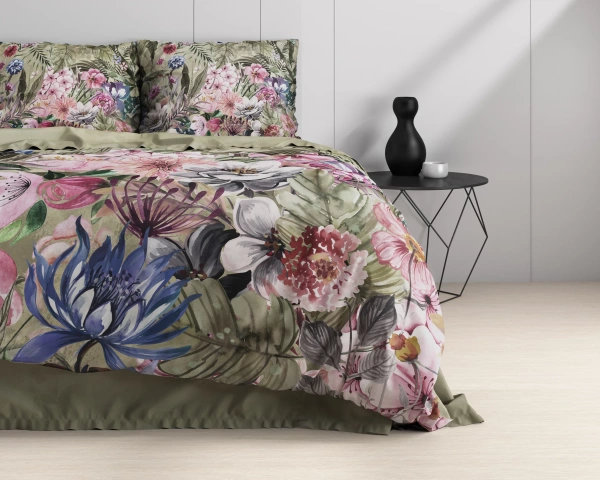 Pamučna posteljina 200x220 sa prekrasnim printom, 100% pamuk