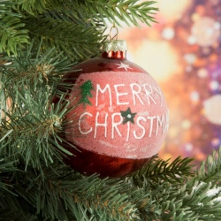 Staklena kugla za božićno drvce ∅ 8cm