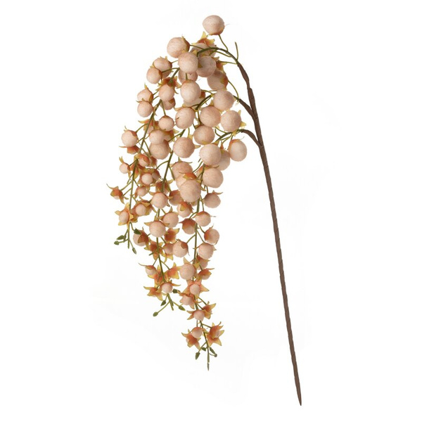 Ukrasni cvijet od foamiran pjene FLORE 693 78 CM JASNOBRĄZOWY