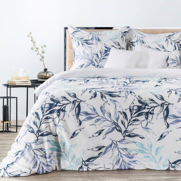 Komplet pościeli satynowej class 04 140x200 cm, 1 szt. 70x80 cm biały Eurofirany