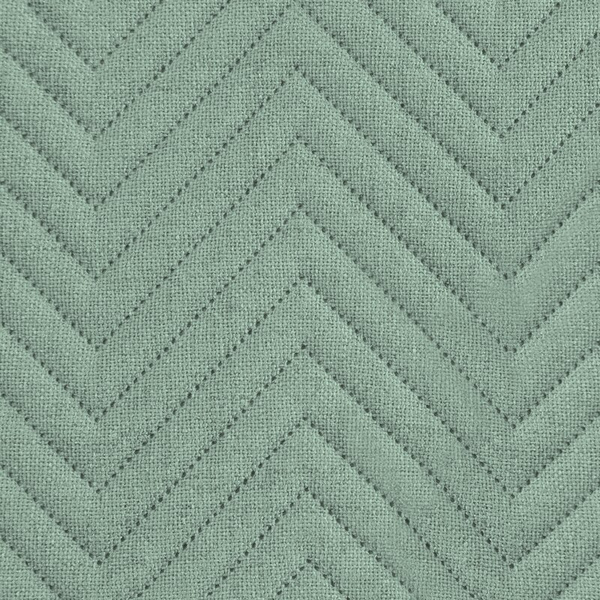 Prekrivač s lanenom strukturom prošiven metodom vrućeg prešanja u geometrijskom uzorku 170x210