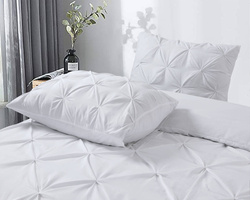 Pamučna bijela posteljina za apartmane 240x220 Salvador