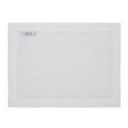 Set od 4 stolne prostirke s lanenim tkanjem i sjajnim koncem, 30x40 BIANCA 2