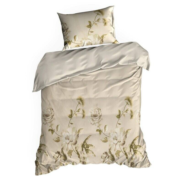 Set dvostrane posteljine 140x200 od pamučnog satena sa prekrasnim printom SPRING