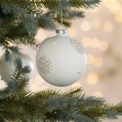 Staklena kugla za božićno drvce ∅ 8cm