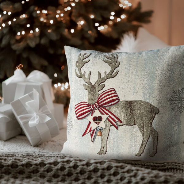 Tapiserijska jastučnica 45x45 cm pamučna s božićnim motivom GOB