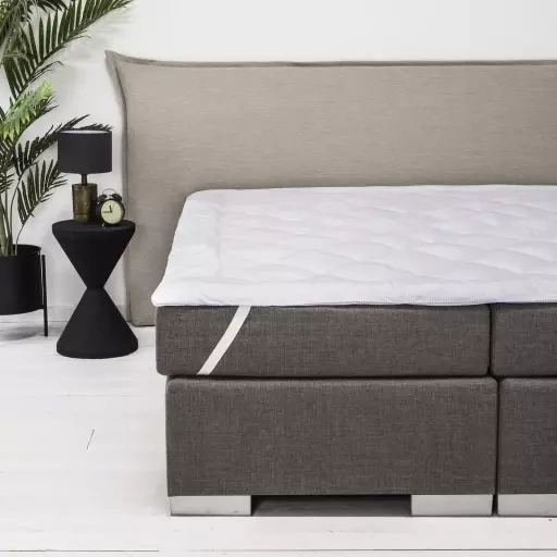 Štep deka 3-4 cm nadmadrac bijeli FLOR Medisch White 140x200
