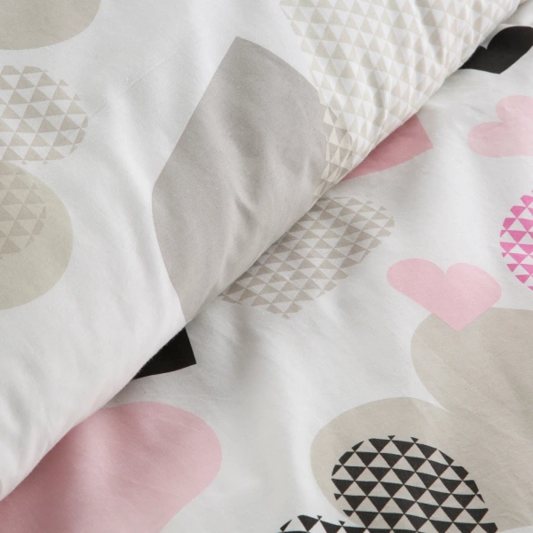 Dječja posteljina od pamuka sa motivom slatkog psa i srca 140x200 Kids 11