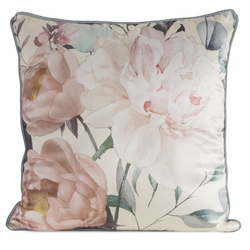Jastučnica 45x45 baršunasta s cvjetnim motivom ROSITA 2