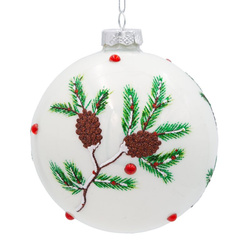 Staklena kugla za božićno drvce ∅ 10cm