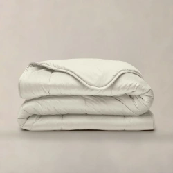 Cjelogodišnji baršunasti poplun u krem boji 240x200 300 GSM