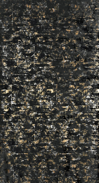 Crna i zlatna baršunasta zavjesa ukrašena sjajnim printom 140x250 Tami