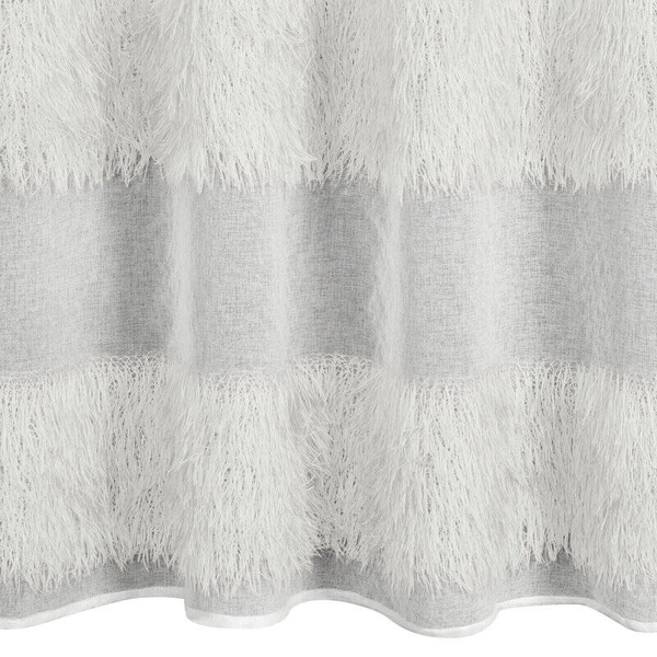 Zavjesa 140x250 od gaze ukrašena moher koncem Margaret 3