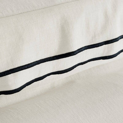 Posteljina 220x200 cm od ranforce pamuka ukrašena vrpcom REINA 38