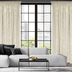 Zavjesa 140x270 , baršun, s printom sitnih listića Felis