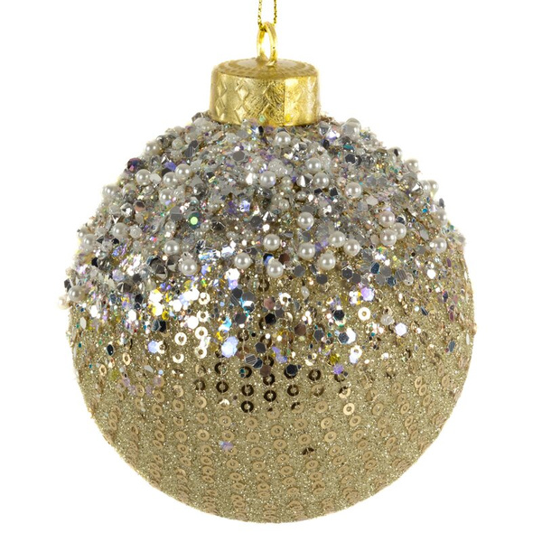 Kugla za božićno drvce prekrasno ukrašena ∅ 8cm