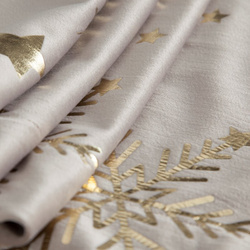 Božićni stolnjak 85x85 cm, baršunasta salveta ukrašena pahuljicama