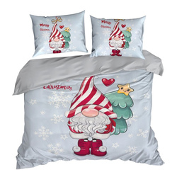 Set božićne posteljine 220x200 od mikrovlakana, ukrašen božićnim printom