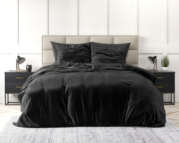Baršunasta posteljina 240x220 mikroperkal Velvet Uni