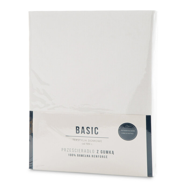 Pamučna plahta s gumicom 180x200 + 30 cm, 105 g/m2 BASIC