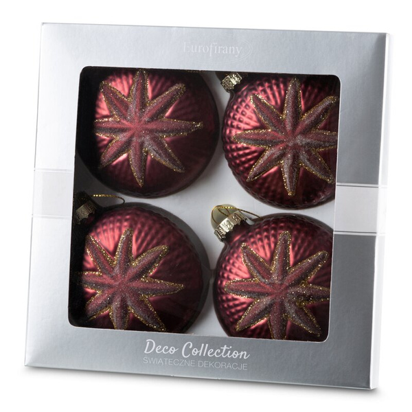 Staklena kugla za božićno drvce ∅ 8cm