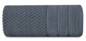 Pahuljasti ručnik 70x140 s reljefnom kariranom teksturom i baršunastim rubom, 500 g/m2 Adore