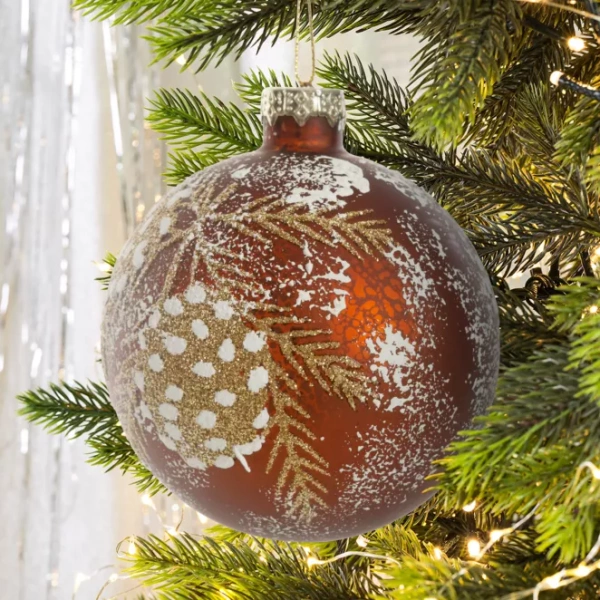 Staklena kugla za božićno drvce ∅ 8cm